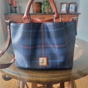DOONEY & BOURKE - Navy Tiverton Mini Barlow Satchel and Crossbody Bag